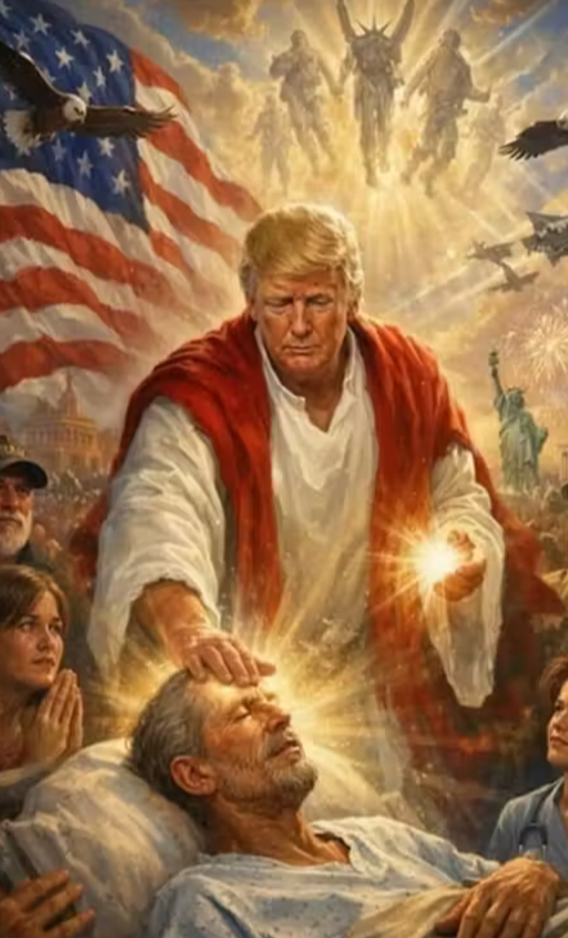 Trump's 'Divine' Image Sparks Controversy, Echoes Among Some Iranians - Iran Daily News